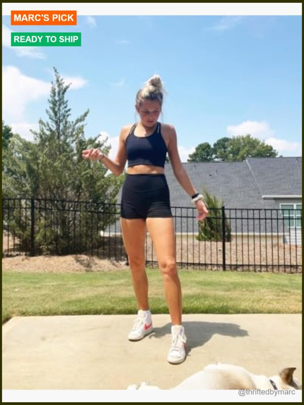 High Waist Biker Shorts Tummy Control Workout Curve Lifting Tights - Picture 2 of 7